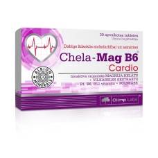 OLIMP LABS CHELA  MAG B6 CARDIO tabletes N30